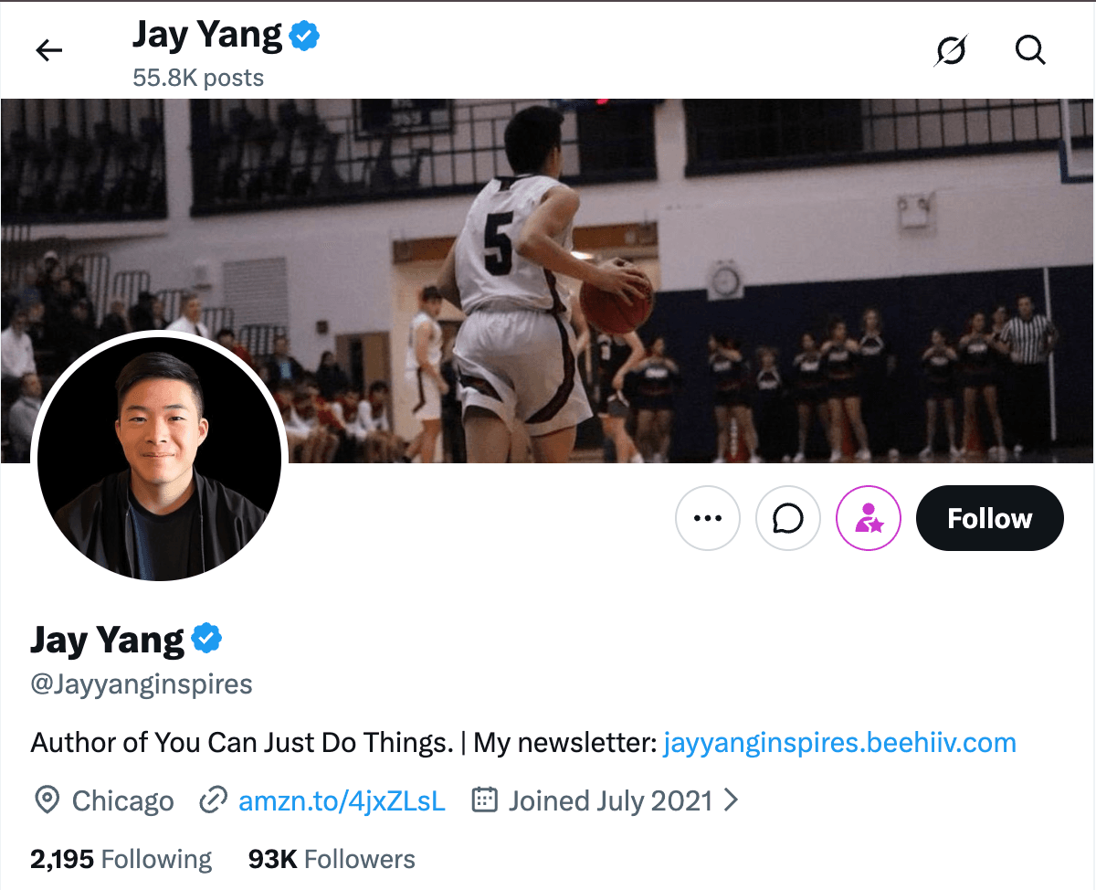 x.com/jayyanginspires — followers on X